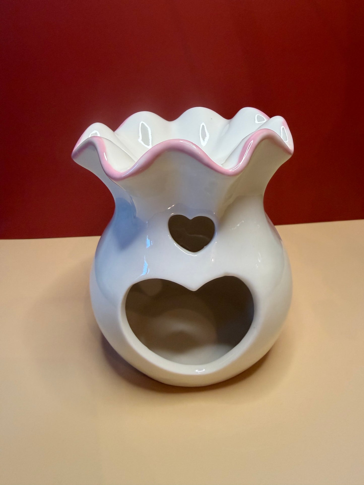 Wax burner pink bow