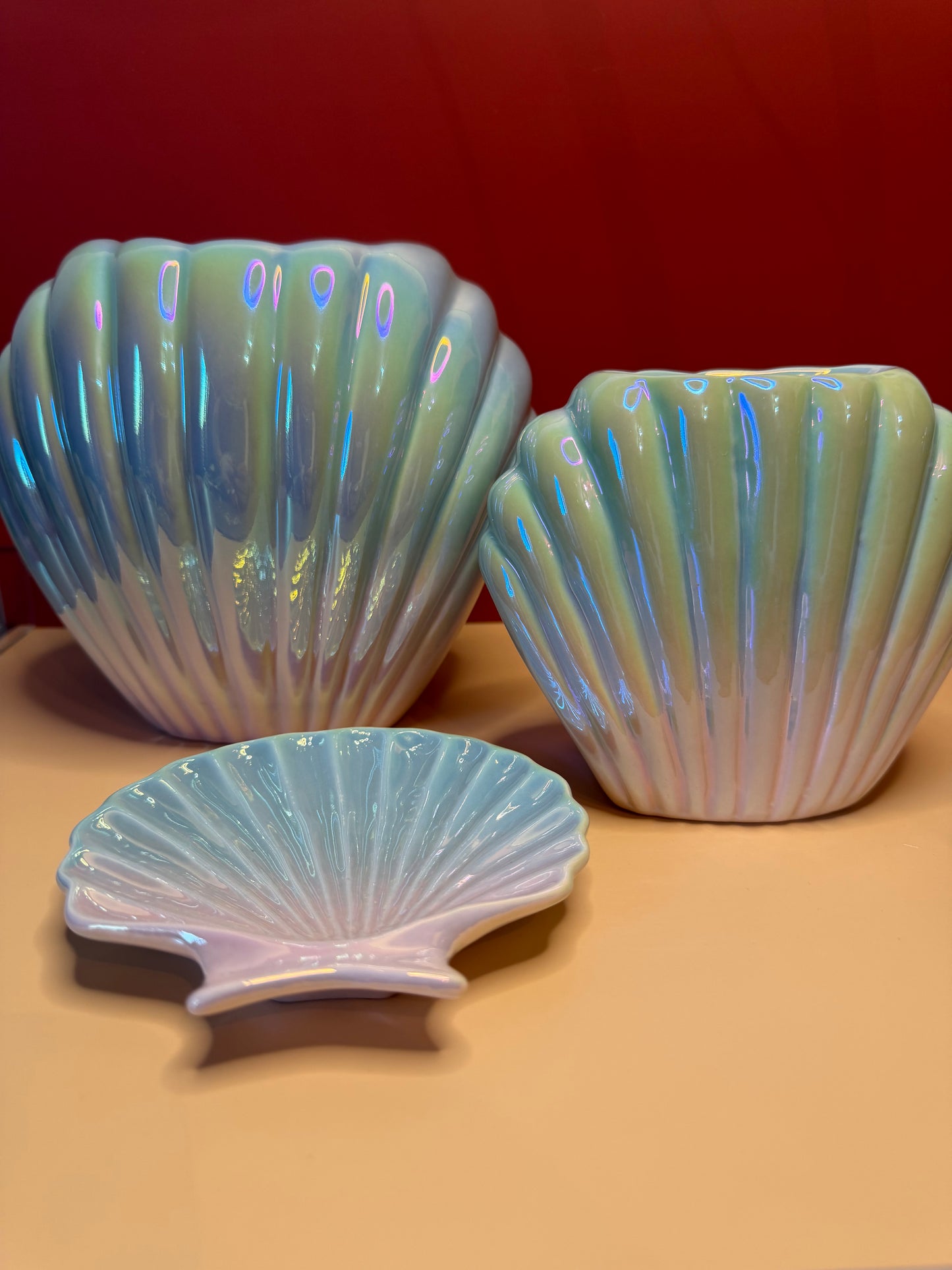 Wax burner seashell pearl