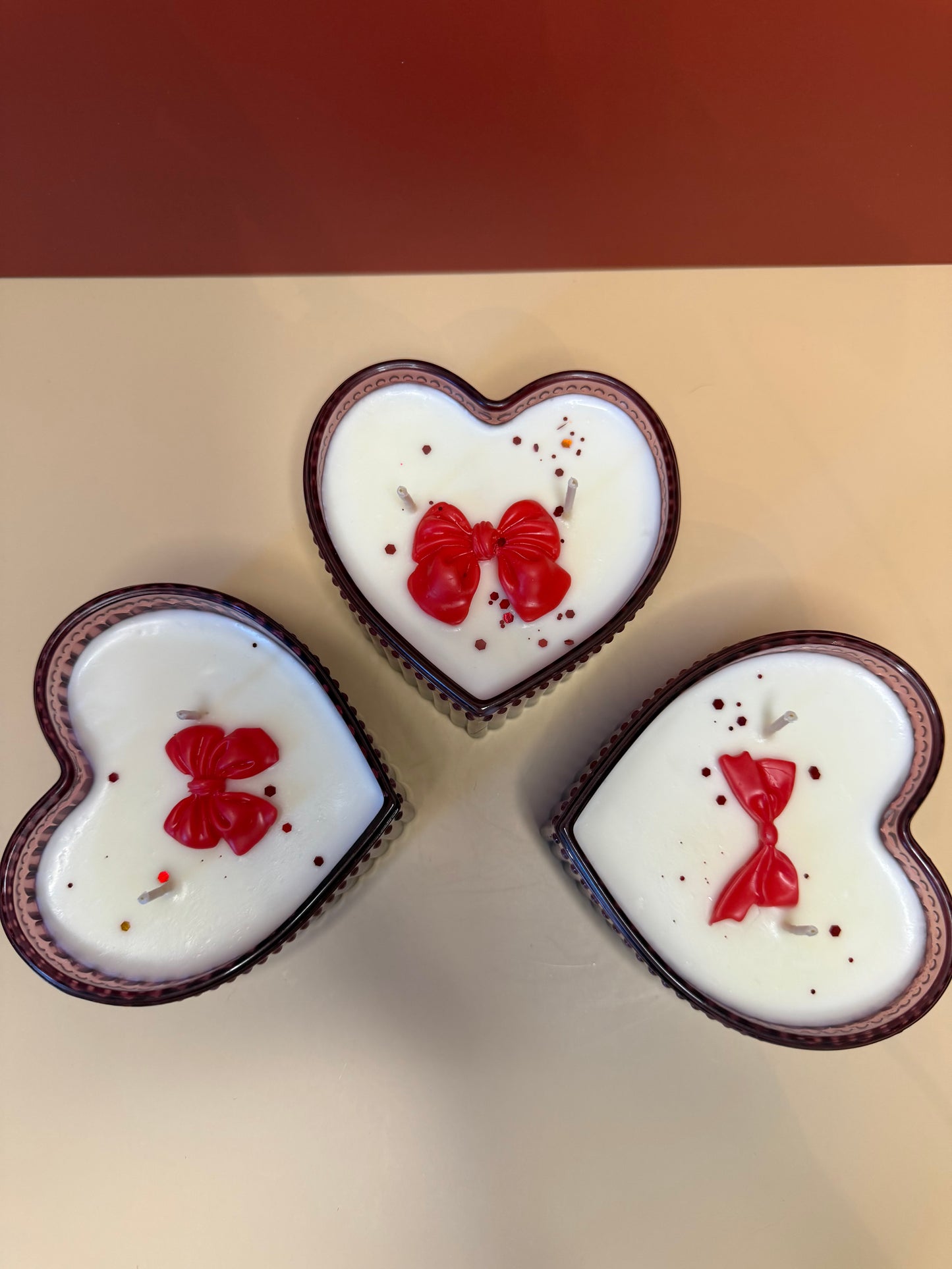 Geurkaars bow heart