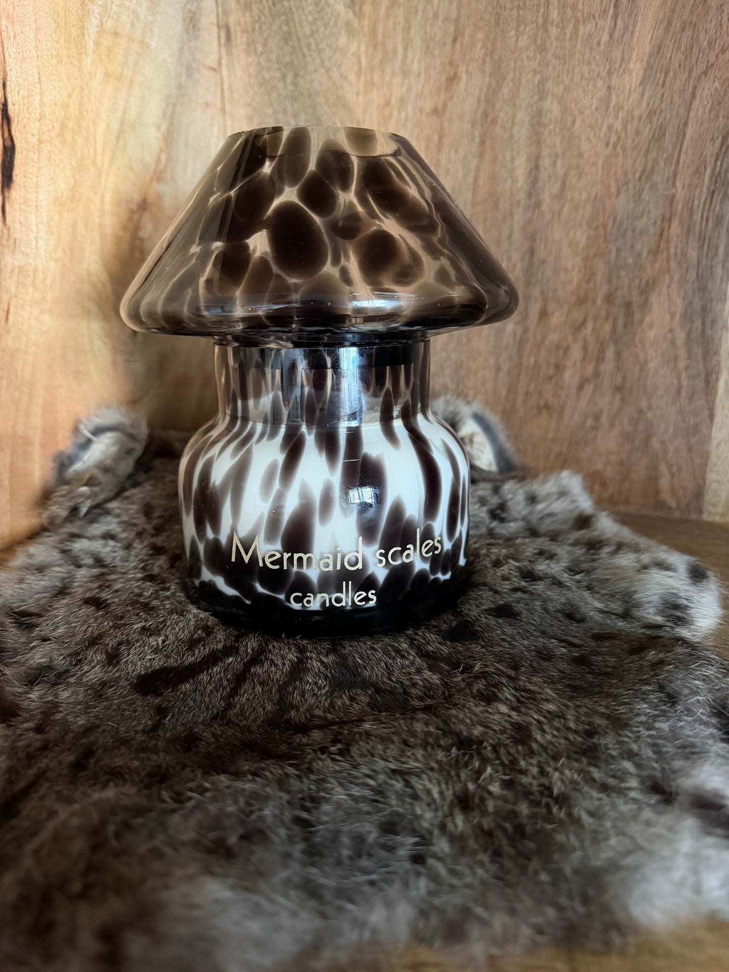 Geurkaars zwarte lamp