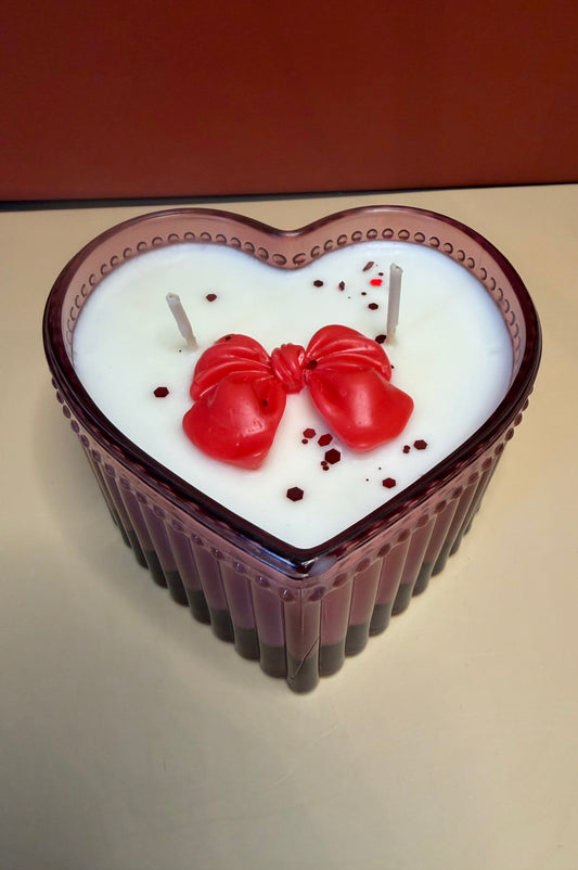Geurkaars bow heart