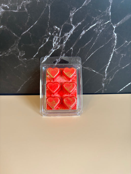 Wax Melt heart Cherry Lips