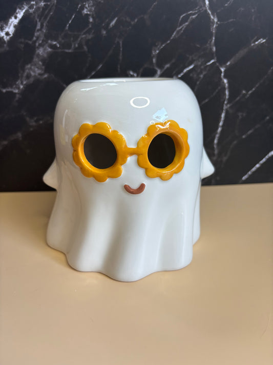 Wax burner groovy ghost