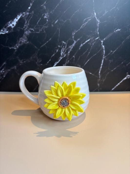Geurkaars sunflower mug