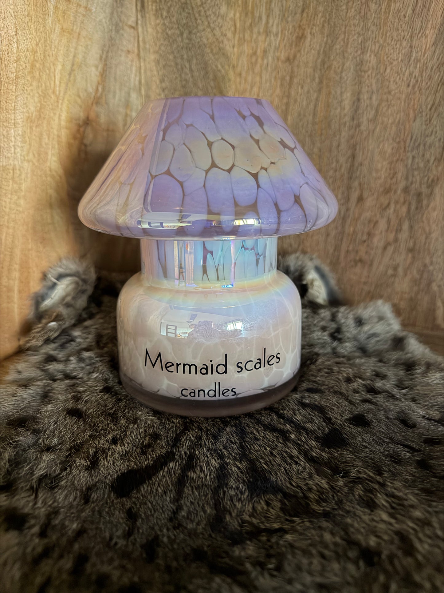Geurkaars roze lamp