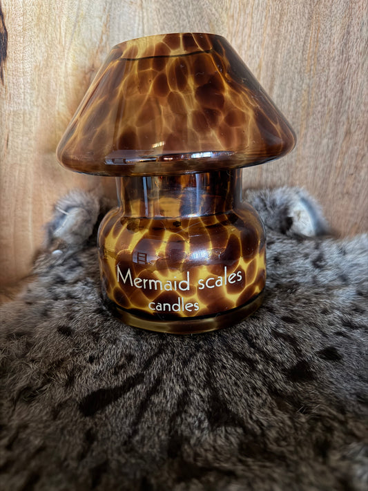 Geurkaars bruine lamp